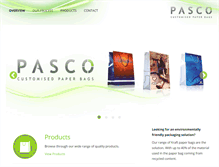 Tablet Screenshot of pascopak.co.za